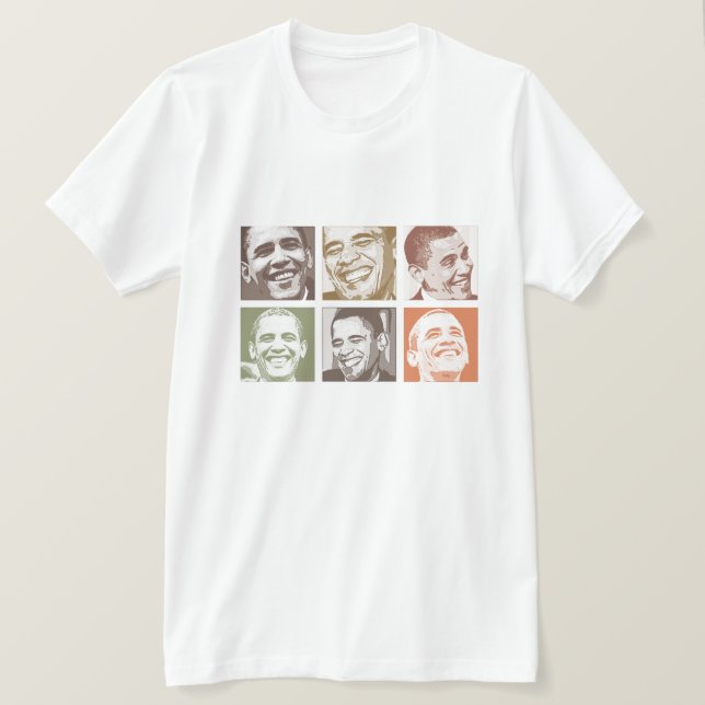 Camiseta Eu amo Obama (Frente do Design)
