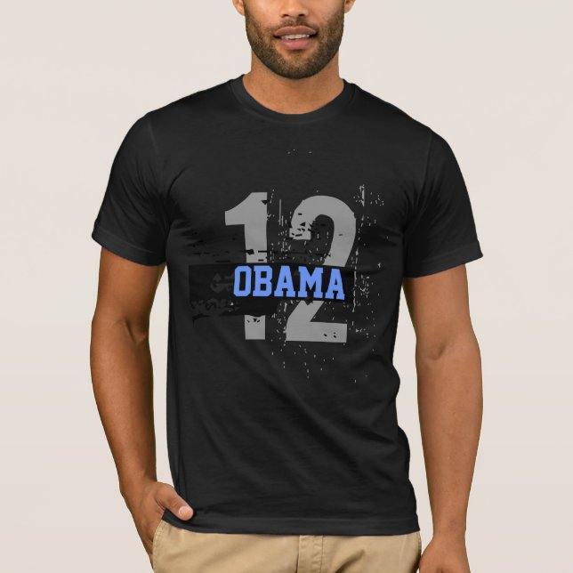 Camiseta Eu amo Obama 2012 (Frente)