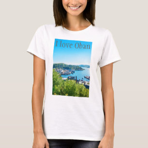 Camiseta Eu amo Oban, Tshirt personalizado