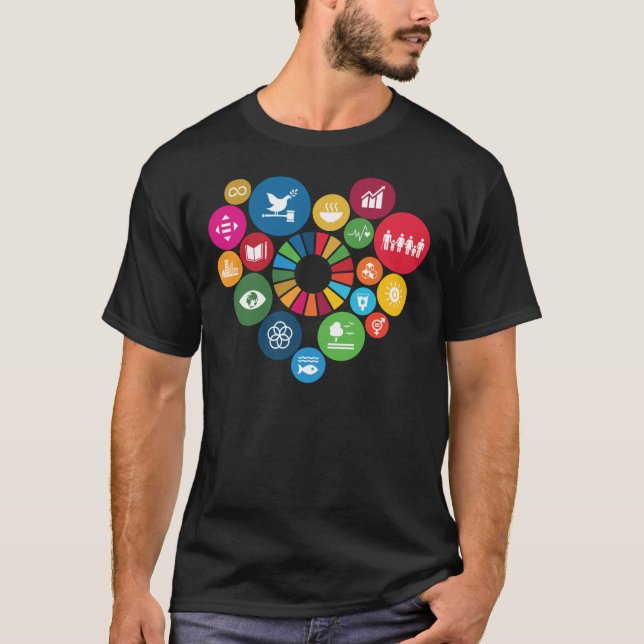Camiseta Eu Amo Objetivos de Desenvolvimento Sustentável DG (Frente)