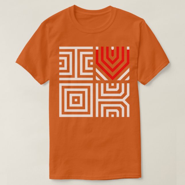 Camiseta Eu Amo Oklahoma 5 (Frente do Design)