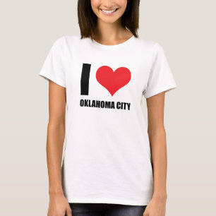 Camiseta Eu amo Oklahoma City