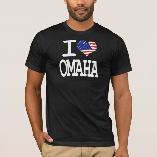 Camiseta Eu amo Omaha (Frente)
