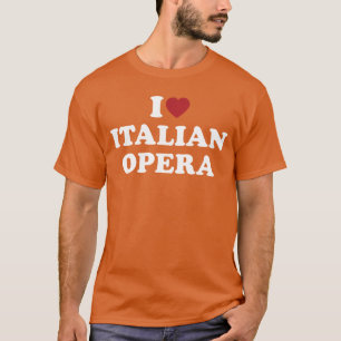 Camiseta Eu Amo Ópera Italiana Bel Canto Música Clássica Am