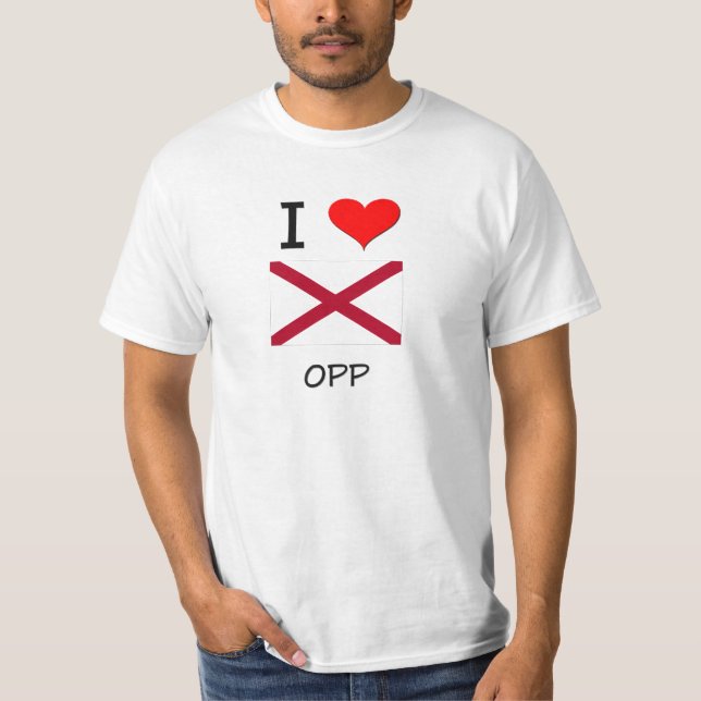 Camiseta Eu amo OPP Alabama (Frente)