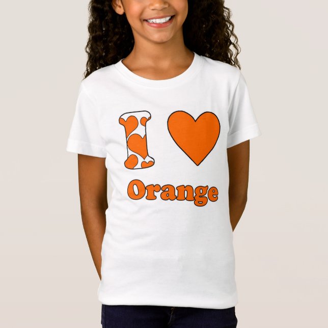 Camiseta Eu amo Orange (Frente)