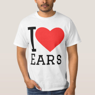 Camiseta Eu amo orelhas