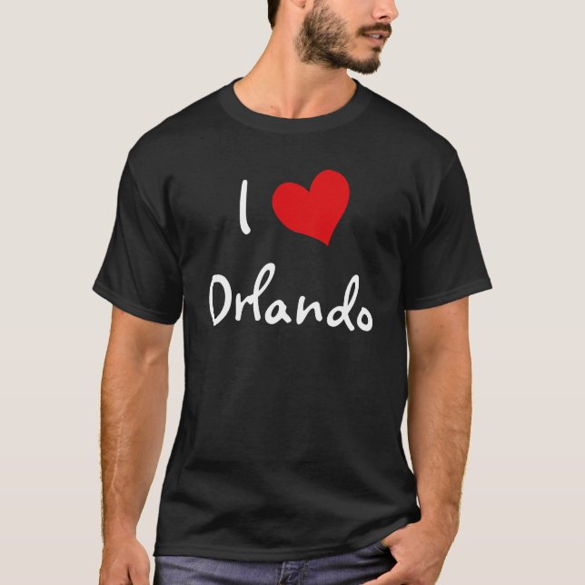 Camiseta Eu Amo Orlando (Frente)
