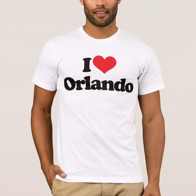 Camiseta Eu amo Orlando (Frente)
