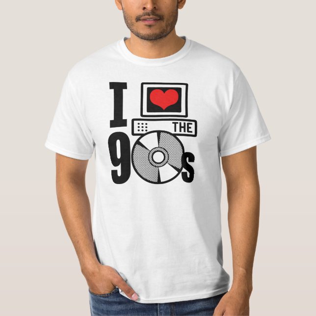 Camiseta Eu Amo Os 90 (Frente)