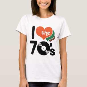 Camiseta Eu amo os anos 70