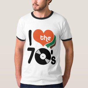 Camiseta Eu amo os anos 70