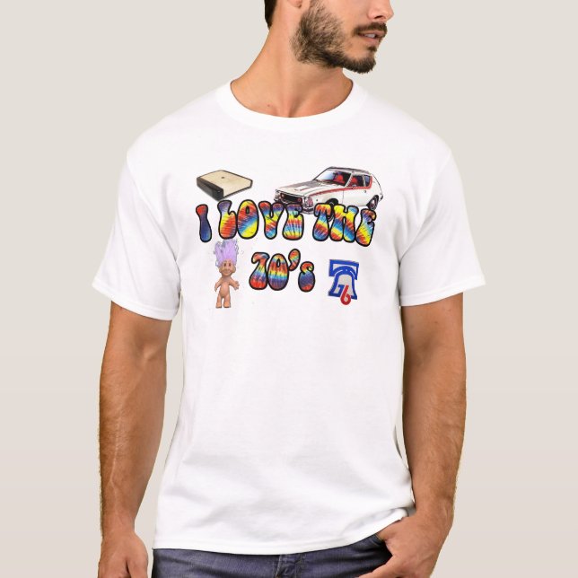 Camiseta Eu amo os anos 70 2 (Frente)