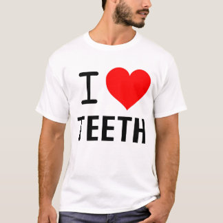 CAMISETA EU AMO OS DENTES