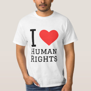 Camiseta Eu amo os direitos humanos