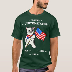 Camiseta Eu Amo os Estados Unidos