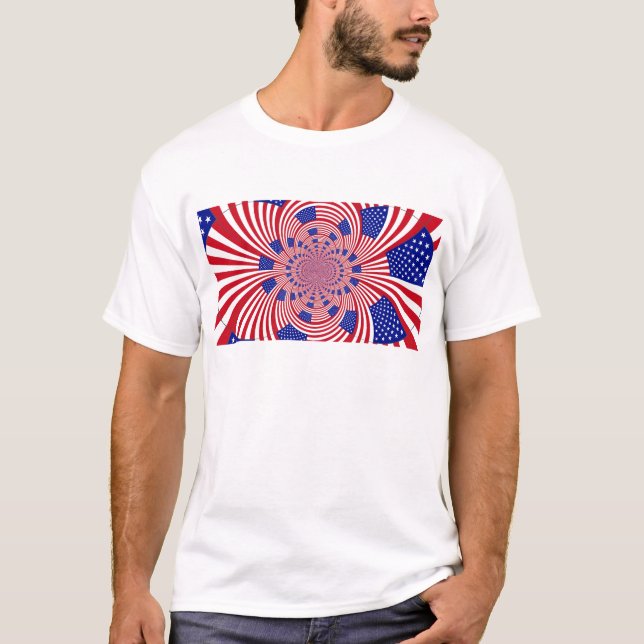 Camiseta Eu Amo Os Estados Unidos (Frente)