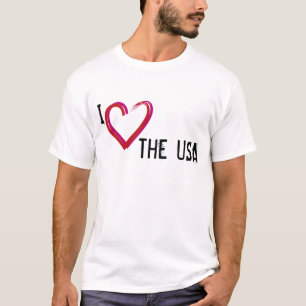 Camiseta Eu amo os EUA