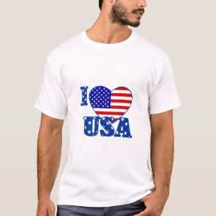 Camiseta Eu amo os EUA