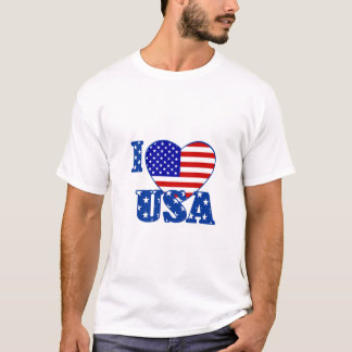 Camiseta Eu amo os EUA
