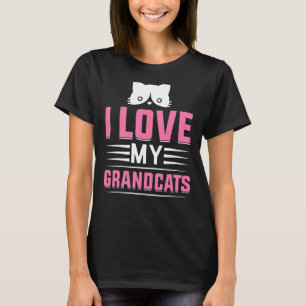Camiseta Eu Amo Os Meus Avós Vovô Vovô Vovô Vovô