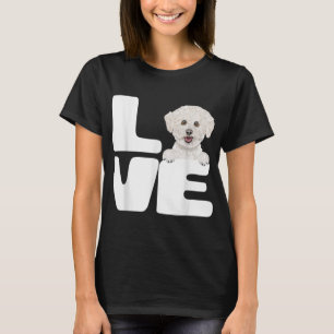 Camiseta Eu Amo Os Meus Bichons Cachorros Frise