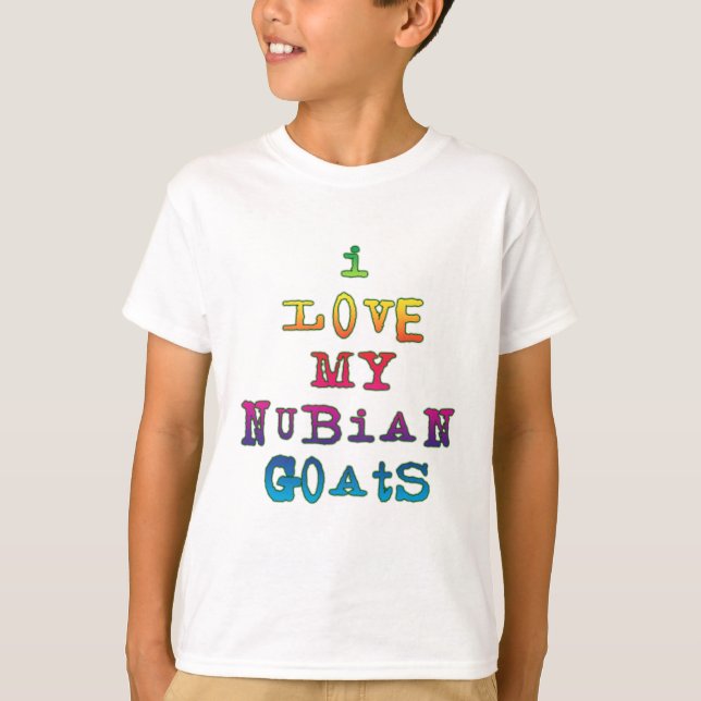 Camiseta Eu Amo Os Meus Cabos Nubianos (Frente)