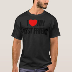 Camiseta Eu Amo Os Meus Melhores Amigos Do Coração Eu Amo O