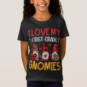 Camiseta Eu Amo Os Meus Primeiros Gnomos De Grau Engraçado