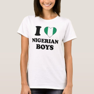 Camiseta Eu amo os Nigerian Boys