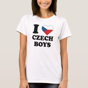 Camiseta Eu amo os rapazes checos