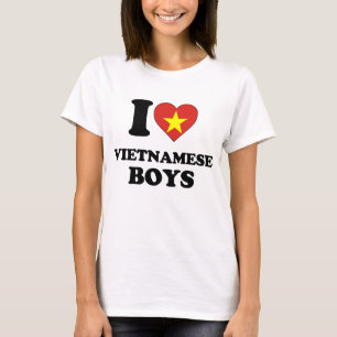Camiseta Eu amo os rapazes vietnamitas