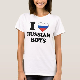 Camiseta Eu amo os russos
