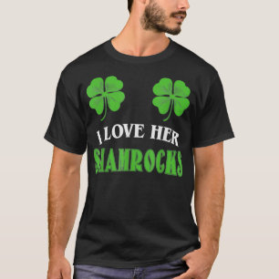 Camiseta Eu Amo Os Seus Dias de São Patrícios De Xamrocks