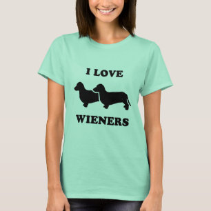 Camiseta Eu amo os wieners 2