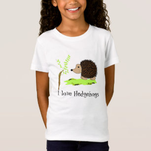 Camiseta Eu amo ouriços-cacheiros