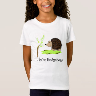 Camiseta Eu amo ouriços-cacheiros