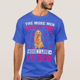 Camiseta Eu Amo Ouro De Cachorro Retriever Engraçado Propri