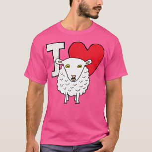 Camiseta Eu Amo Ovinos