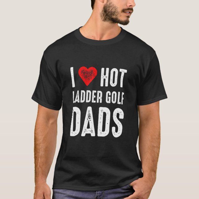 Camiseta Eu Amo Pais De Golfe De Escada Quente (Frente)