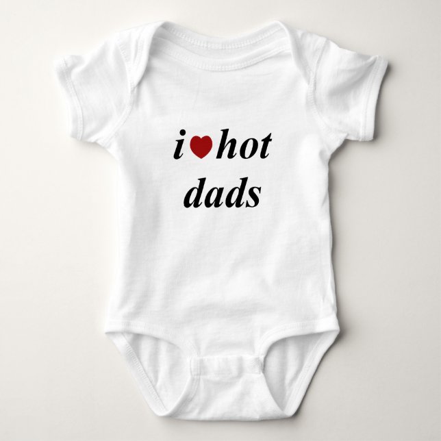Camiseta eu amo pais quentes (Frente)