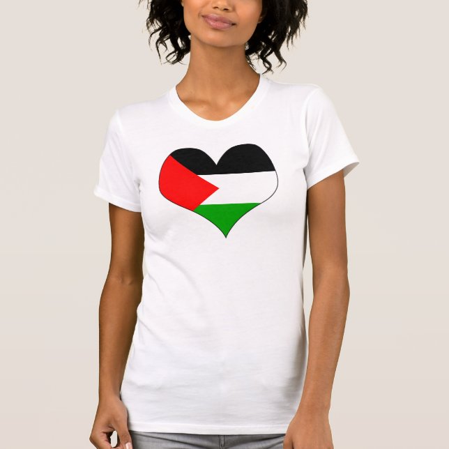 Camiseta Eu amo Palestina (Frente)