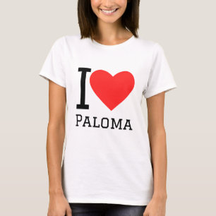 Camiseta Eu amo Paloma