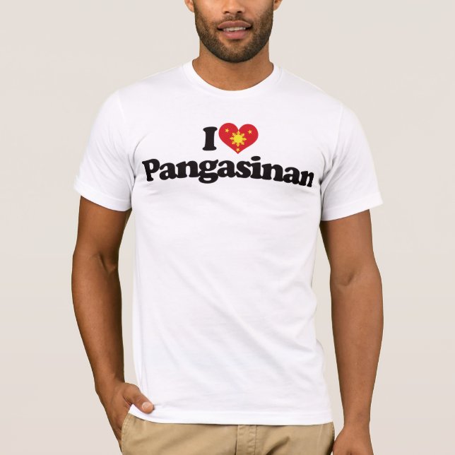 Camiseta Eu amo Pangasinan (Frente)