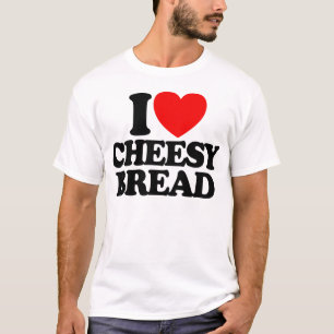 Camiseta Eu Amo Pão Queijado Comida Favorita Pão Queijado
