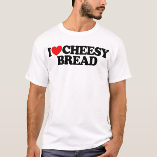 Camiseta Eu Amo Pão Queijoso Comida Favorita Pão Queijoso