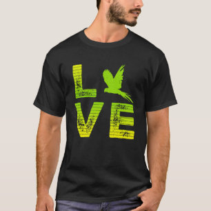 Camiseta Eu Amo Papagaios Que Amam Meninos E Meninas