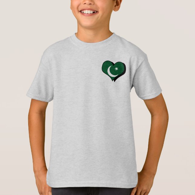 Camiseta Eu Amo Paquistão (Frente)