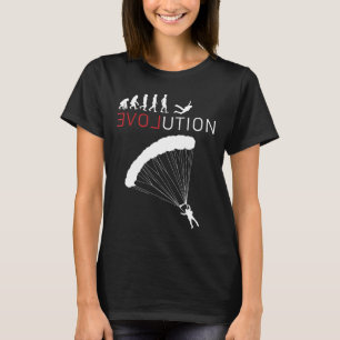 Camiseta Eu amo paraquedismo-