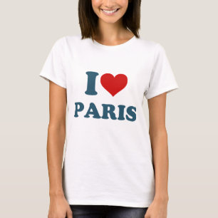 Camiseta Eu Amo Paris